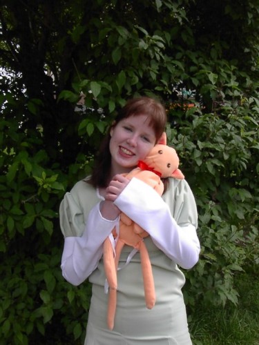Kagura animesarjasta Fruits Basket, cosplayer Sefie